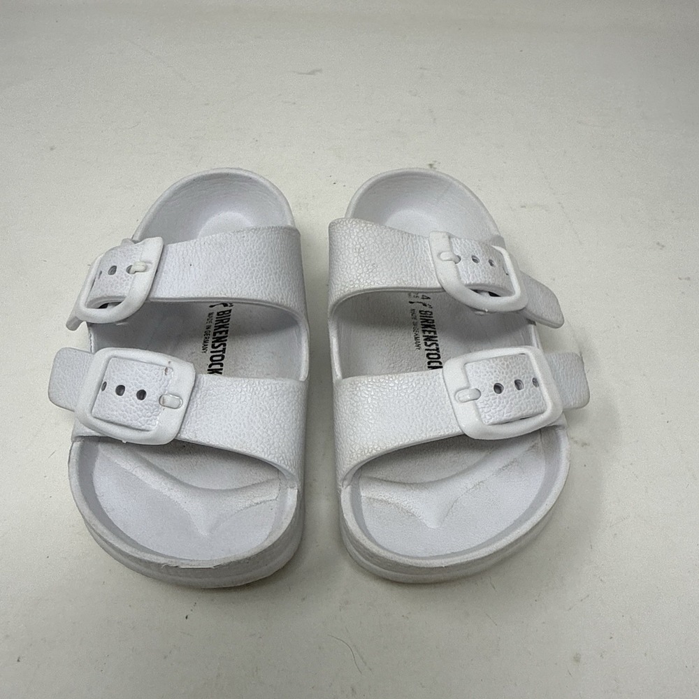 Kids Birkenstock Arizona EVA Sandals Little Kids Sizes - White Size 24 Toddler 8 - Picture 1 of 8